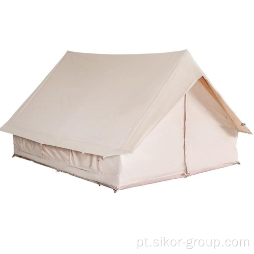 Tenda indiana de acampamento ao ar livre, barraca de camping dupla, algodão acampamento de beiral tenda